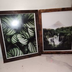 Photo With Wooden Frame 