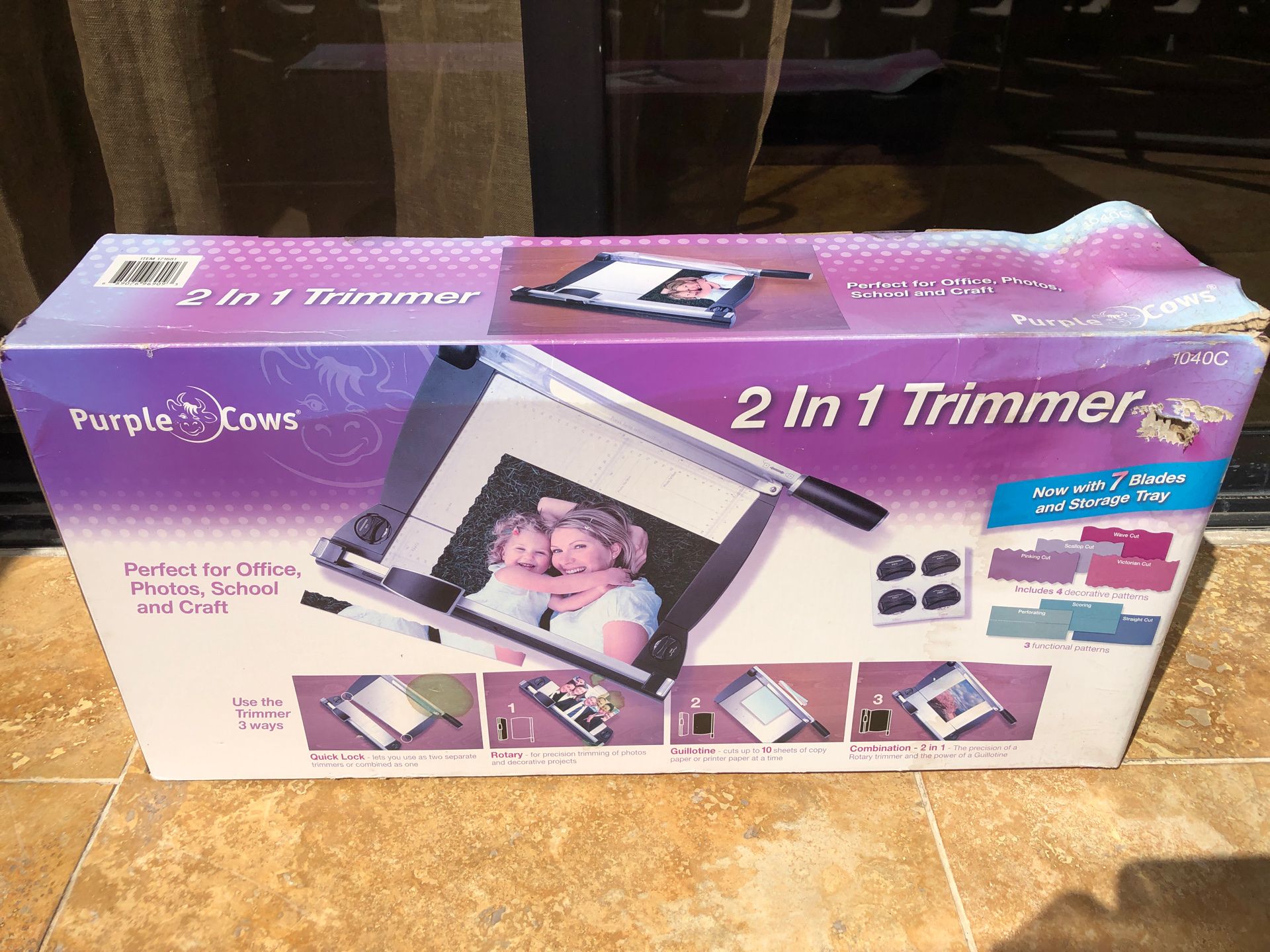 Purple Cows 2 in 1 Combo Trimmer