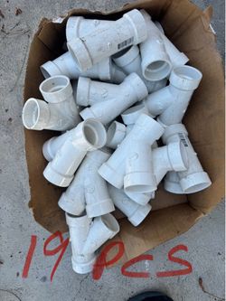 Charlotte Pipe 1-1/2-in x 1-1/2-in x 1-1/2-in PVC DWV Hub Wye for Non-Potable Water - Schedule 40, NSF Safety List..
