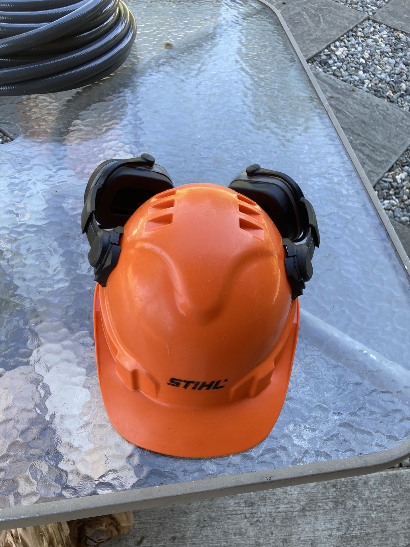 Stihl Safety Helmet With Ear Protection. No Face Shield