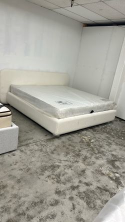 King Size Storage Bed Frame Floor Model Sale!