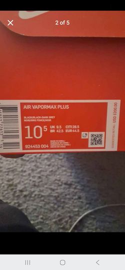 10.5 size men's nike