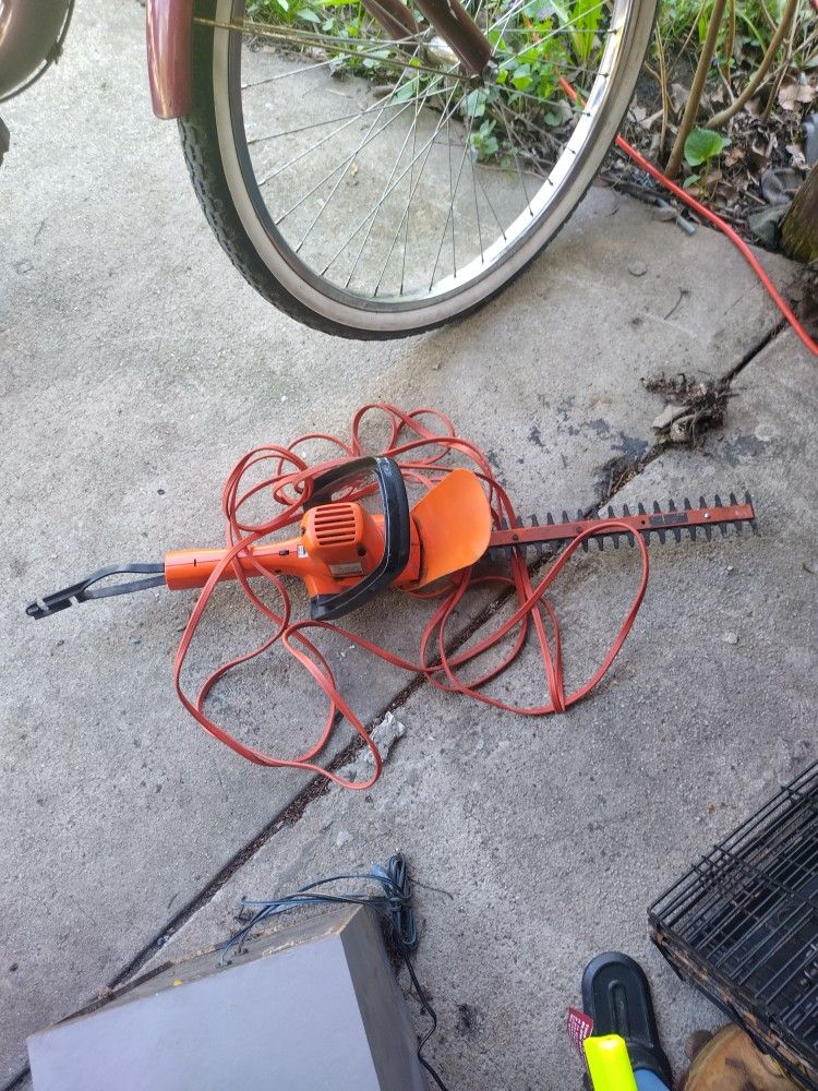 Hedge Clippers Trimmers With Free Cord Grass Bushes