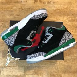 Jordan 3 Pine Greens 7Y, 6.5Y 