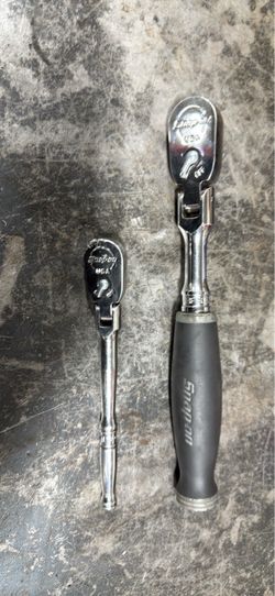 Snap on ratchets 1/4in & 3/8th selling as a set