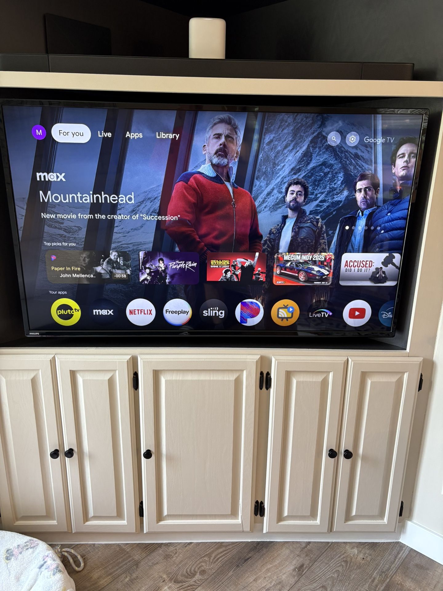 Phillips 55” Smart TV