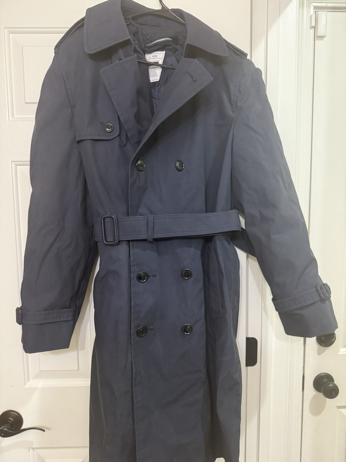 Military All Weather Trench Coat