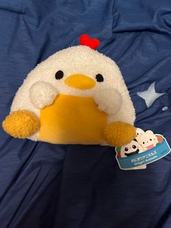 Onigirii Chicken Plush 7-8 inches mini Kawaii Round One NWT