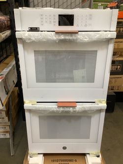 GE Built-in Double Electric Wall Oven - 27” White