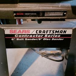 Sander 6 In belt And 9in Disc Contractors Series 