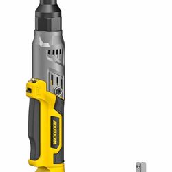3/8" Cordless Ratchet Wrench for Dewalt 20V Battery(Tool Only),75FT-LBS(102N.m) Extended Electric Ratchet Wrench Set with Variable Speed, LED Light, 1