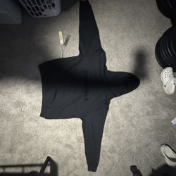 essentials Black Hoodie