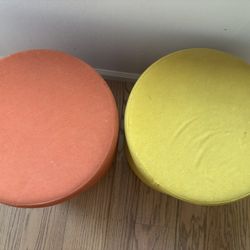 Two Ottomans For Sale
