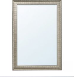 Mirror, silver-colour, 91x130 cm