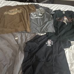 Harley-Davidson vintage shirts.