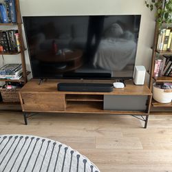 Brown TV stand - used