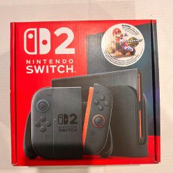 Nintendo Switch 2 MarioKart World Console Bundle (New sealed)