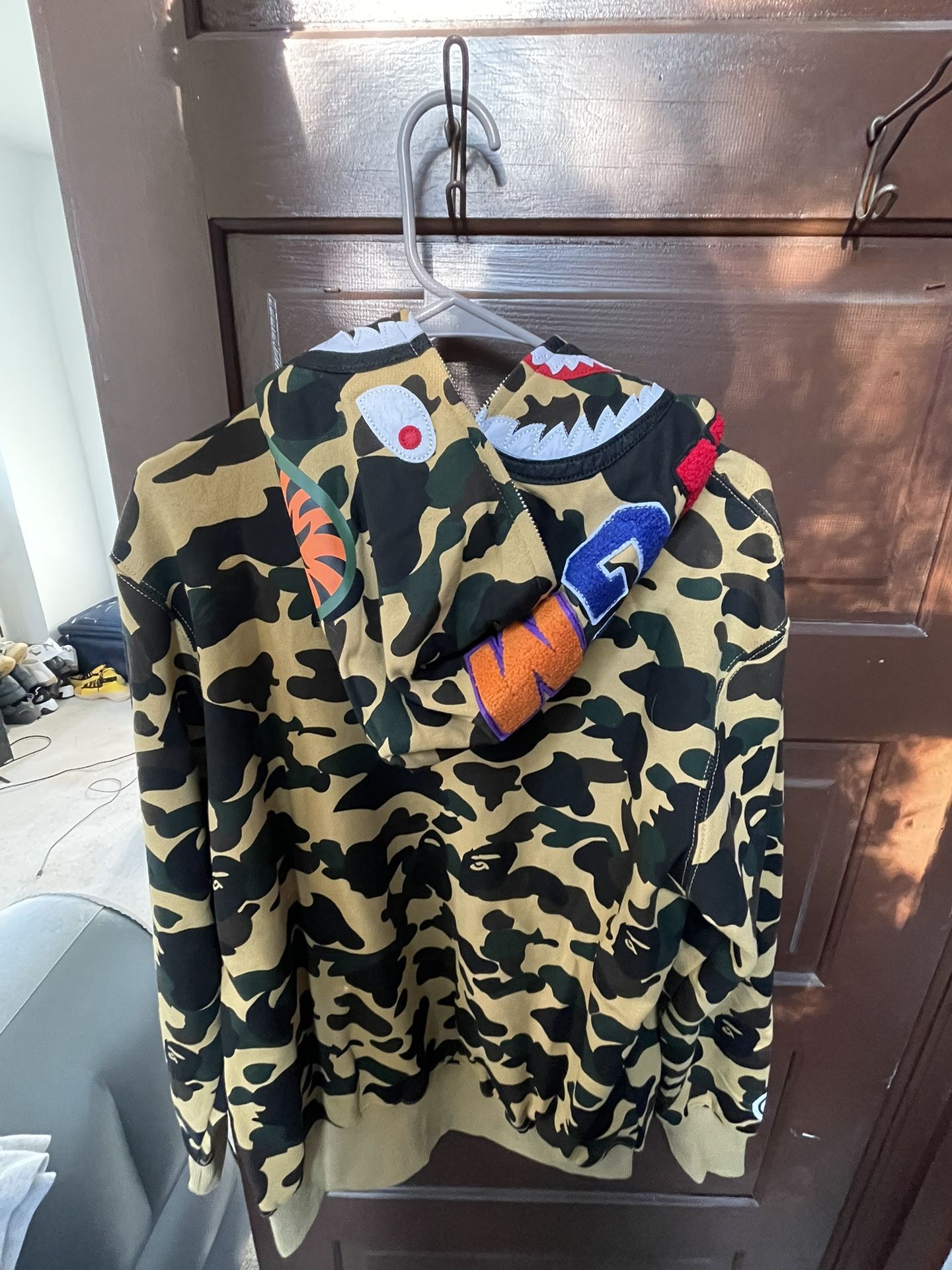BAPE Camo Shark Full Zip Up Hoodie
