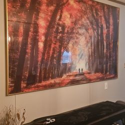 Big Beautiful Resin Art Portrait