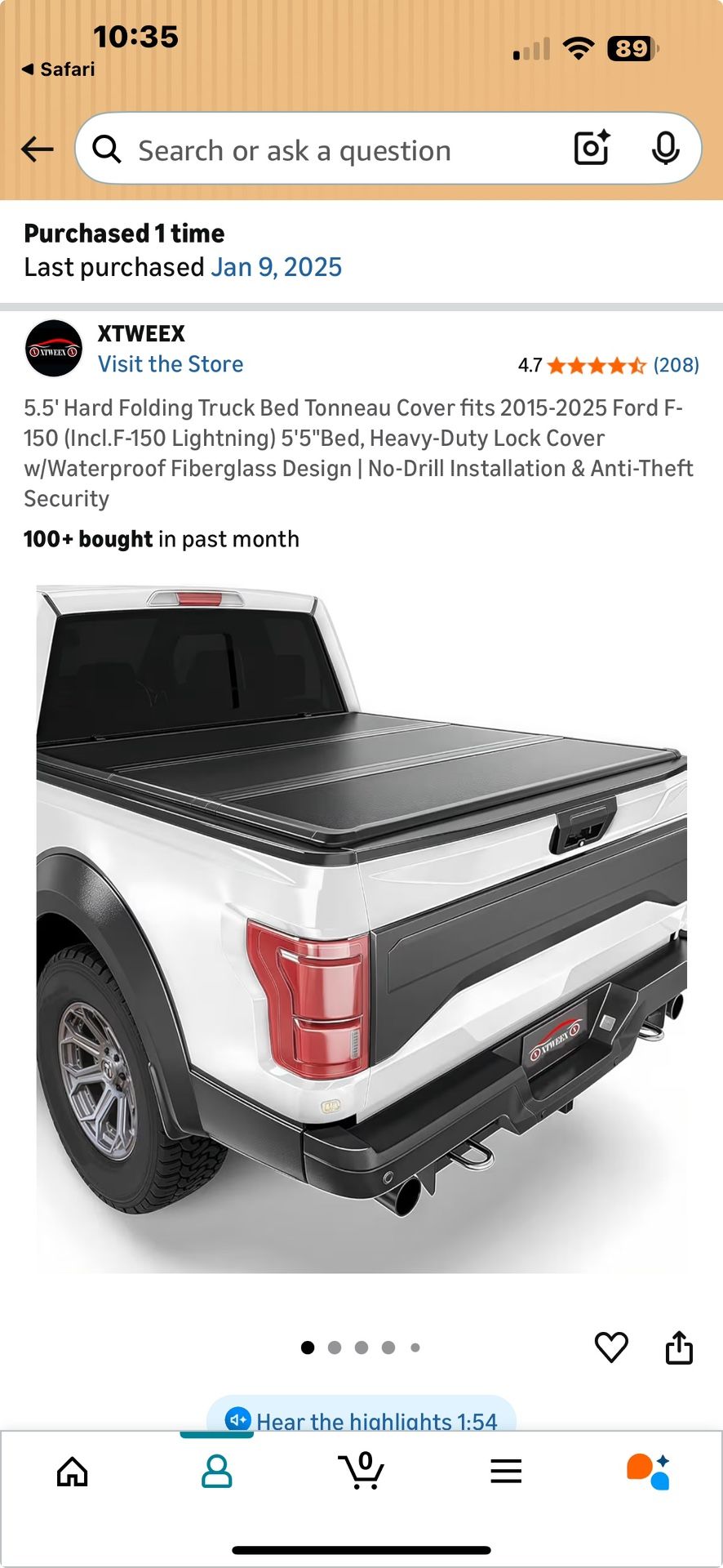 Ford F150 Bedcover