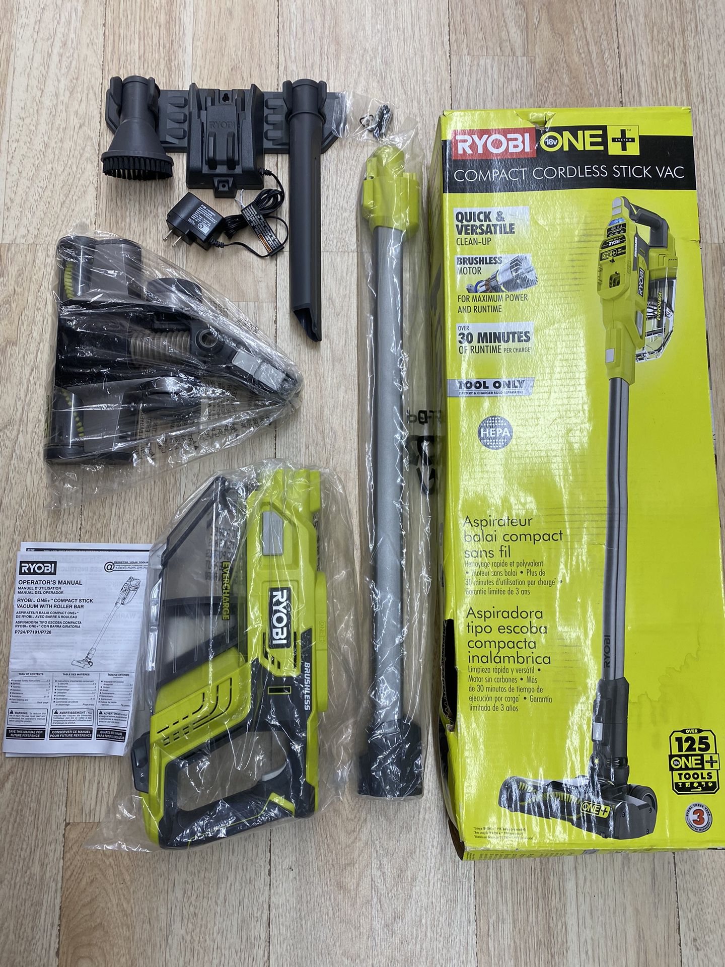 New RYOBI ONE+ 18V Cordless Stick Vacuum Cleaner (Tool Only) for Sale in  Richmond, TX OfferUp