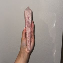 Pink Opal Crystal Tower Wand 