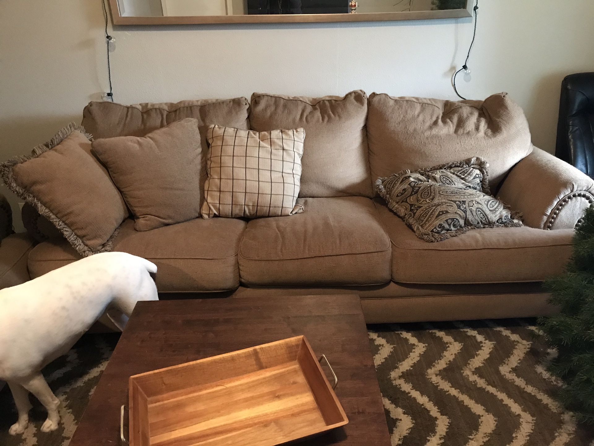 Free couch. Need gone ASAP.