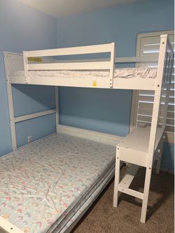 Twin over full bunk bed