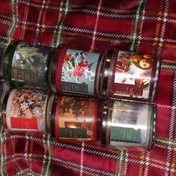 Christmas Candles 6 NEW 