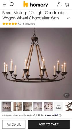 12 light Chandelier