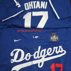 Men's Ohtani WS Dodgers Jerseys 
