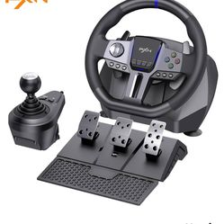 PXN V9 Gen2 Racing Wheel - Steering Wheel Driving Wheel 270°/ 900° Degree Vibration Gaming Steering Wheel with