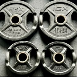 Urethane Olympic Weights Home Gym Weight Set 