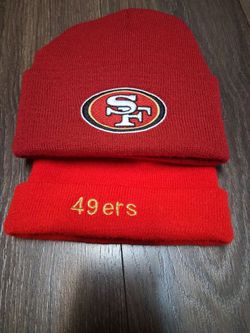 2 San Francisco 49ers beanies. $15 for the pair