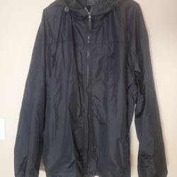 Men's Lined Hooded Wind Resistant/Water Repellent Windbreaker Jacket  size 3XT