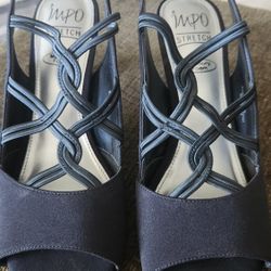 Impo Black Strappy Sandals