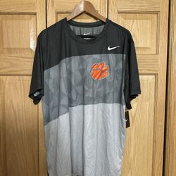 NIKE Dri-Fit Clemson Tigers CFB Playoff Football Icon Shirt Tee Mens Size XL NWT