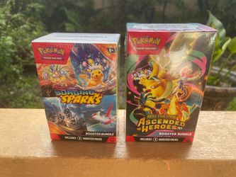 Pokemon New Sealed Surging sparks bundle ascended heroes bundle