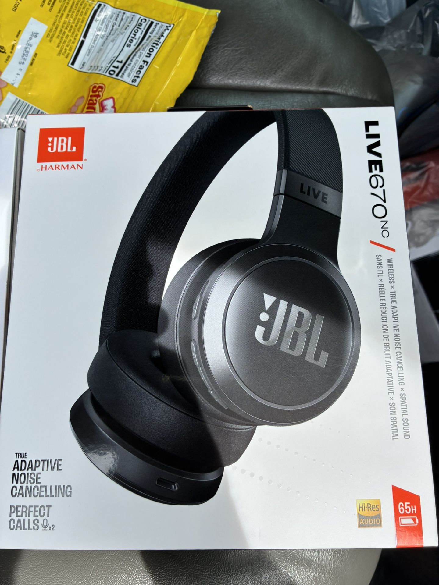 JBL By Harmon Live 670 Wireless Bluetooth Headphone- Brand New Sealed