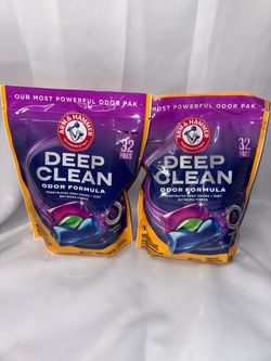 Arm & Hammer Deep Clean Odor Formula Laundry Paks 32ct (2-Pack)
