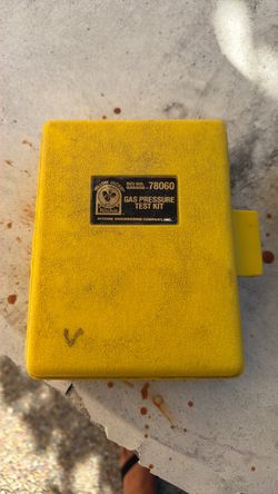 Yellow Jacket 78060 Gas Pressure Test Kit