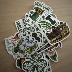 Irish Lucky Charm Stickers 