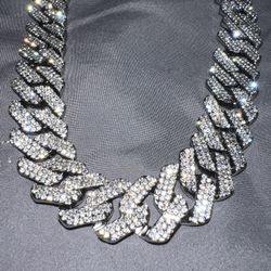 Cuban Link 20mm Necklace ICED OUT!! 🔥🔥