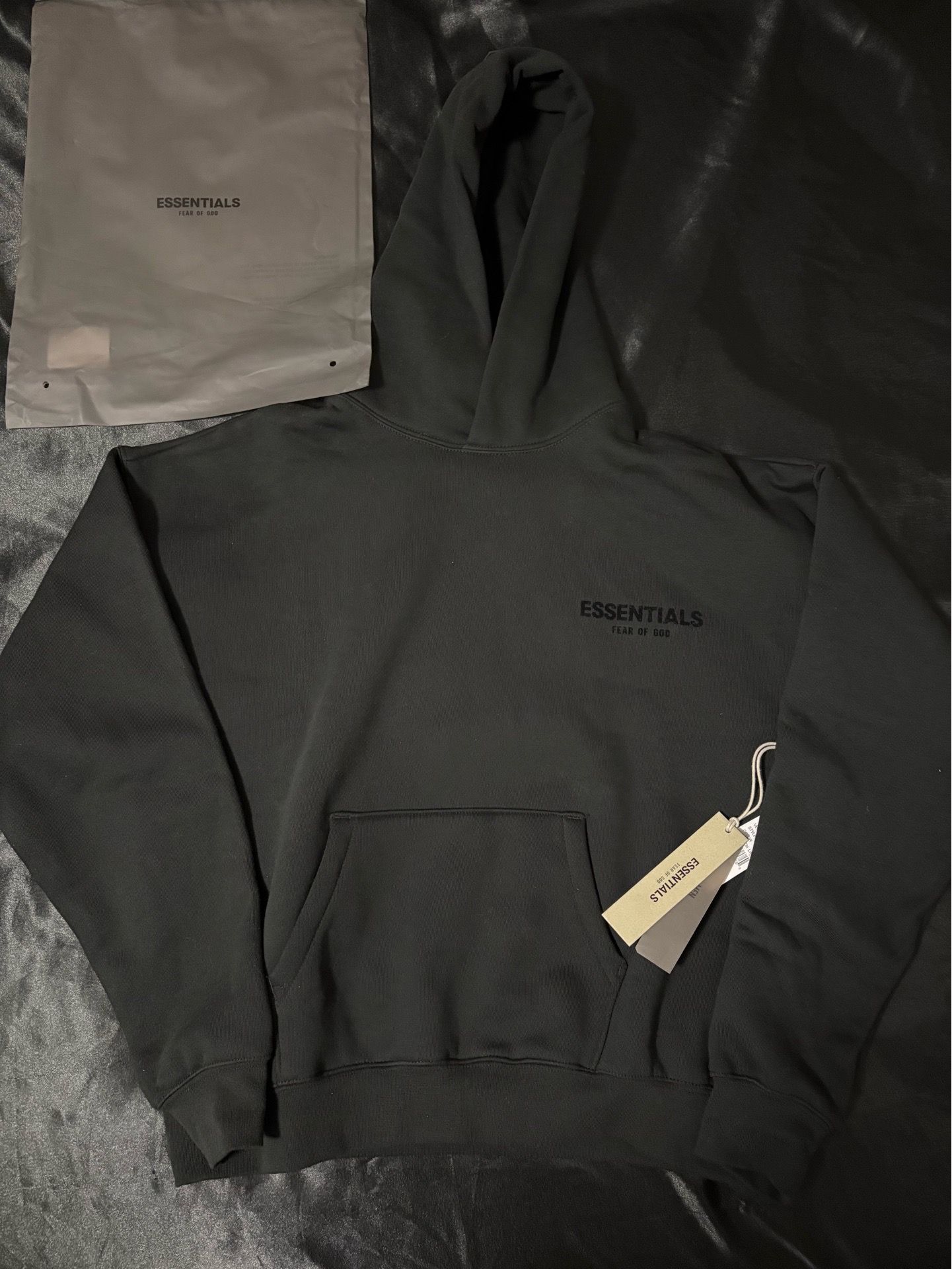 XS Black Essentials Hoodie