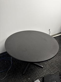 Black Round Table (2 Available) 