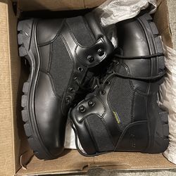 Black Tactical Boots Steel Toe Skechers Size 9