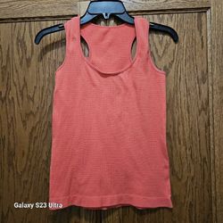 ONLY $1 CORAL SPANDEX TANK TOP