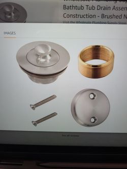 Bathtub Tub Drain Kit