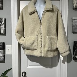 *NWT* Plus size Sherpa Jacket