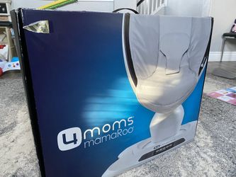 Sanitized. 4Moms mamaRoo. Bluetooth controlled.